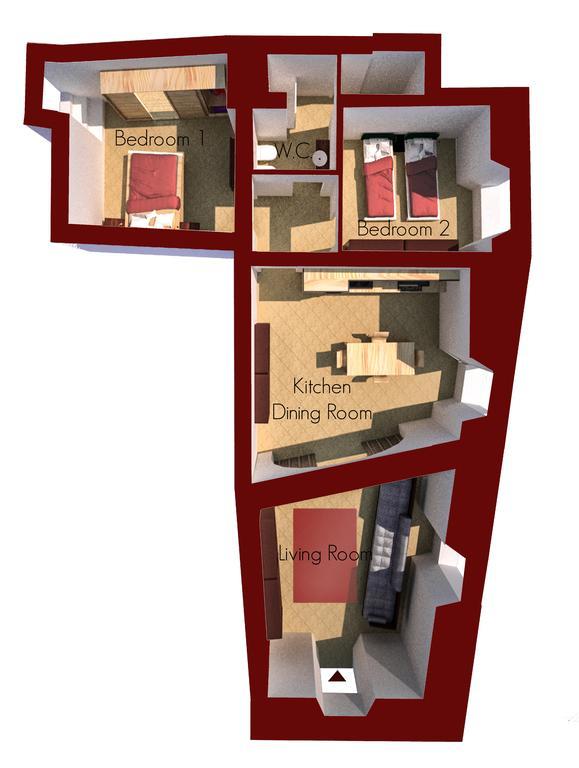 Appartamento La Cittadella 피옴비노 객실 사진